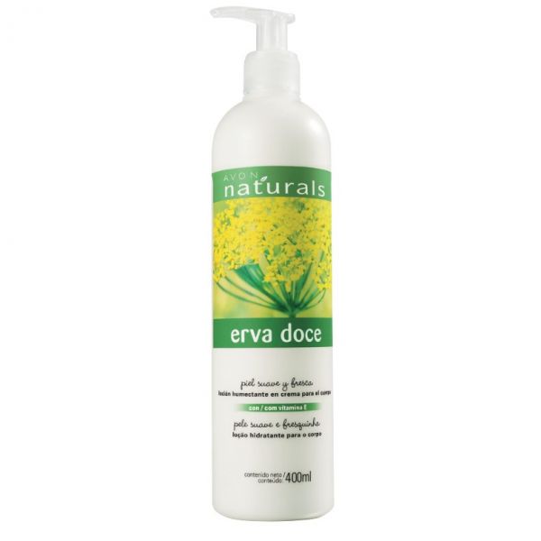 Naturals Loção Hidratante Corporal erva doce 400ml