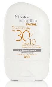 Loção protetora facial  FPS 30/10    50 ml